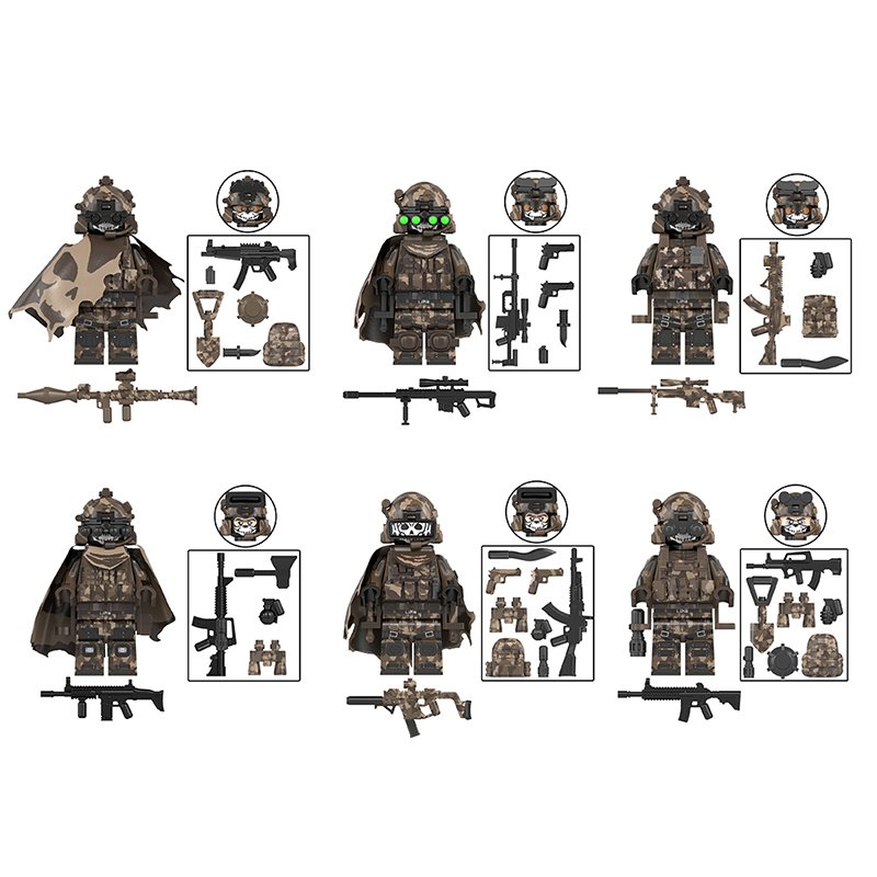 United States Special Operations Group Minifigures Lego Compatible Special Force Sets