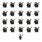 21pcs Riot Trooper Imperial security Officer Minifigures Lego Compatible Star Wars Series Sets