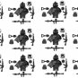 12pcs Ghost Special Forces Engineer Minifigures Lego Compatible Military Special Forces Sets