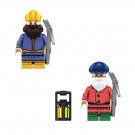 Doc and Sneezy Minifigures Lego Compatible Snow White movie Sets