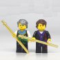 Youth Garmadon and Old Garmadon Minifigures Lego Compatible Ninjago Sets