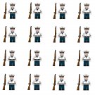 16pcs German Navy Escort Ship Soldier Maate Minifigures Lego Compatible WW2 Soldier Set