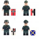 Navy Radioman Sergeant Coastal Commander Minifigures Lego Compatible WW2 Germany Navy Set