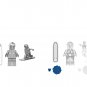 Silver Surfer vs Invisible Woman Minifigures Lego Compatible The Fantastic Four Movie Sets