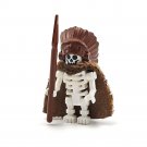 Skeleton Indian Tribal elder Minifigures Lego Compatible Minifigure