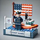 America Coast Guard Lieutenant cutter Minifigures Lego Compatible City Sets