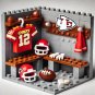 Patrick Mahomes changing room Minifigures Lego Compatible Rugby changing room Set