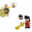 Krillin and Son Gohan Minifigures Lego Compatible Dragon Ball Z Sets