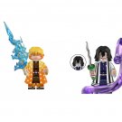 Iguro Obanai and Agatsuma Zenitsu Minifigures Lego Compatible Demon Slayer Set