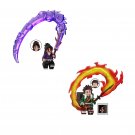 Kokushibo and Kamado Tanjirou Minifigures Lego Compatible Demon Slayer Set