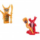 Gold Specter‌ Lloyd and Fangdam Minifigures Lego Compatible Ninjago Sets