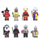 8pcs Killer Klowns from Outer Space Minifigures Lego Compatible Movie Sets