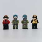 Fighter pilot air crew navigator Minifigures Lego Compatible Military Fighter Jet Sets