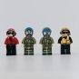 Fighter pilot air crew navigator Minifigures Lego Compatible Military Fighter Jet Sets