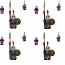 4pcs Mongolian Cavalry Minifigures Lego Compatible Mongol Empire Sets