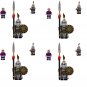 4pcs Mongolian Cavalry Minifigures Lego Compatible Mongol Empire Sets
