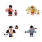4pcs Mokey D.Luffy Minifigures Lego Compatible One Piece Sets