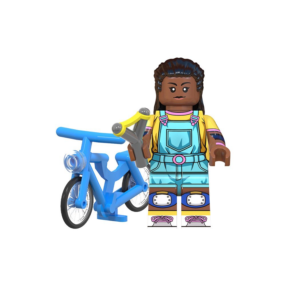Erica Sinclair bicycle Minifigures Lego Compatible Stranger Things Minifigure
