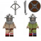 2pcs Southern People Farmers Minifigures Lego Compatible The Lord of the Rings Sets