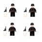 4pcs German armored forces Minifigures Lego Compatible WW2 Soldier Sets