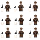9pcs German Pea pattern Panzer Troops Minifigures Lego Compatible WW2 Soldier Sets