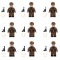 9pcs German Pea pattern Panzer Troops Minifigures Lego Compatible WW2 Soldier Sets