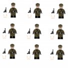 9pcs Italy Telo Panzer Troops Minifigures Lego Compatible WW2 Soldier Sets