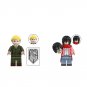 Hisutoria Reisu and Mikasa Ackerman Minifigures Lego Compatible Attack on Titan Sets