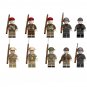 British infantry and Italian Infantry Minifigures Lego Compatible WW2 Military infantry Sets