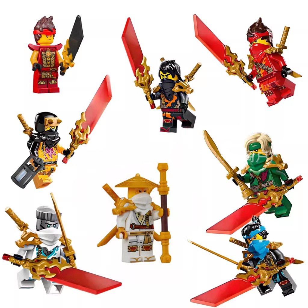 Dragon head shoulder armor Ninjago Minifigures Lego Compatible Anime Sets