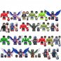 24pcs Red Hulk Ruth Captain America Minifigures Lego Compatible Captain America 4 Set