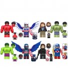 Red Hulk Ruth Winter Soldier Hulk Minifigures Lego Compatible New Captain America movie Set
