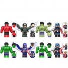 Falcon Captain America Red Hulk Minifigures Lego Compatible New Captain America movie Set