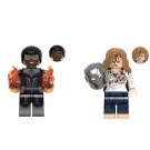 Wanda VS Captain Marvel Minifigures Lego Compatible Doctor Strange in the Multiverse of Madness Set