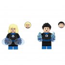 Franklin Richards and Waleria Richards Minifigures Lego Compatible The Fantastic Four movie Sets