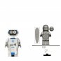 Silver Surfer and Herbie Minifigures Lego Compatible The Fantastic Four movie Set