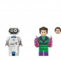 Herbie and Molecule Man Minifigures Lego Compatible The Fantastic Four movie Set