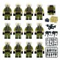 12pcs Air Force Pilot Minifigures Lego Compatible US Air Force Set