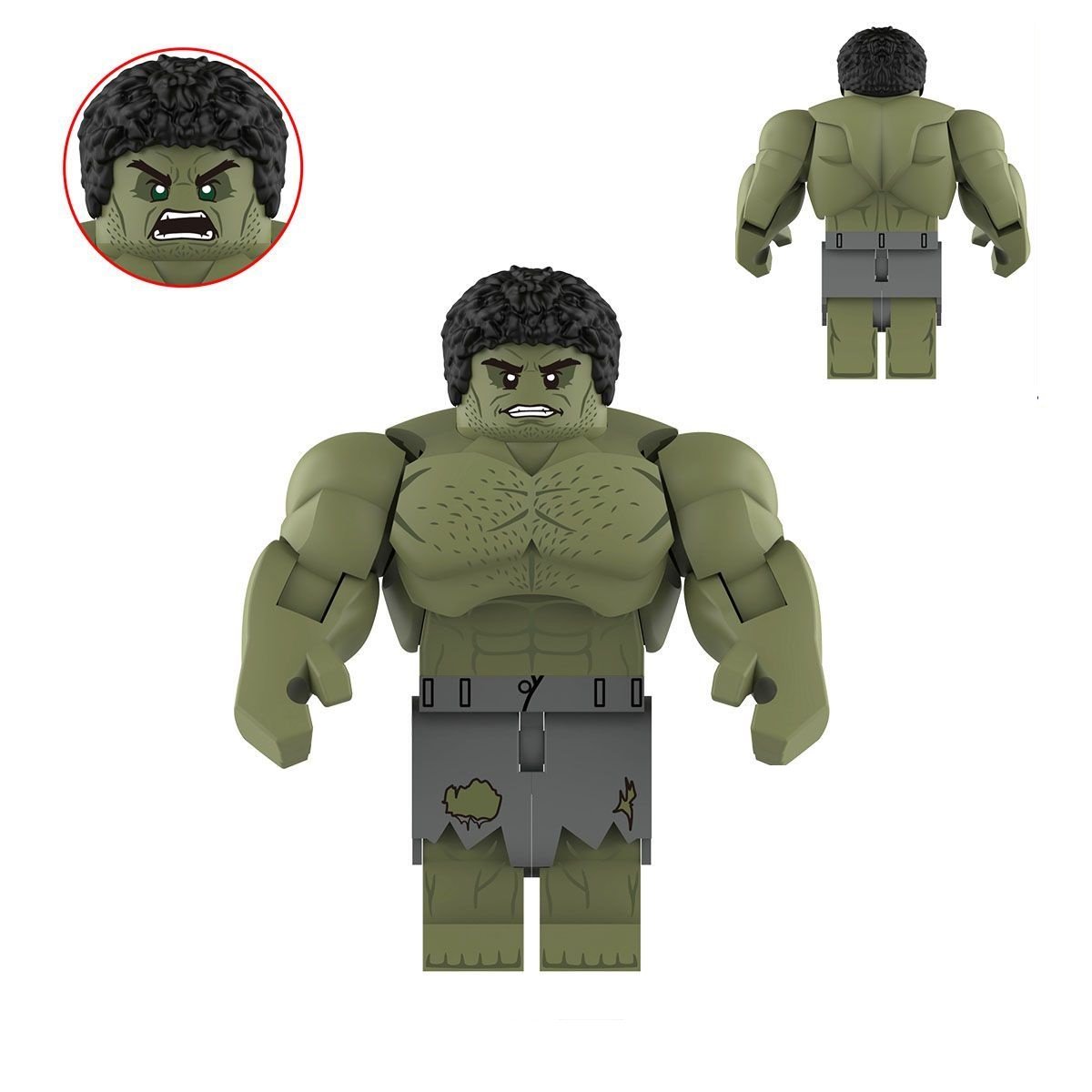 A1 Hulk Minifigures Lego Compatible Hulk movie Minifigure