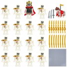 Teutonic Knight Skull Legion Minifigures Lego Compatible Medieval knight Sets
