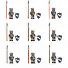 9pcs Conscript Spear Militia Minifigures Lego Compatible The Rings of Power Season 1 Set