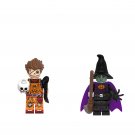 Little Boy and Witch Minifigures Lego Compatible 2025 Halloween Sets