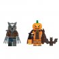 Werewolf and Laughing Pumpkin Minifigures Lego Compatible 2025 Halloween Sets