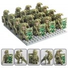 16pcs Bullet Shield Special Force Minifigures Lego Compatible Military Base Sets