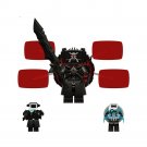 Doomsday Monitor A Monitor B Minifigures Lego Compatible Skibidi Toilet Set
