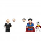 Superman Krypto and Lex Luthor Minifigures Lego Compatible Superman movie Sets