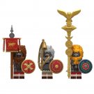 Roman Legion Signifer Trumpeter Aquilifer Minifigures Lego Compatible Medieval Knight Set