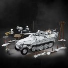 Germany Sonderkraftfahrzeug SD.KFZ.251 Minifigures Lego Compatible WW2 German tanks Set