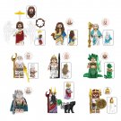 European gods Twelve Olympians Minifigures Lego Compatible Christmas Sets