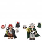 Shanks and Bartholemew Kuma Minifigures Lego Compatible One Piece Sets